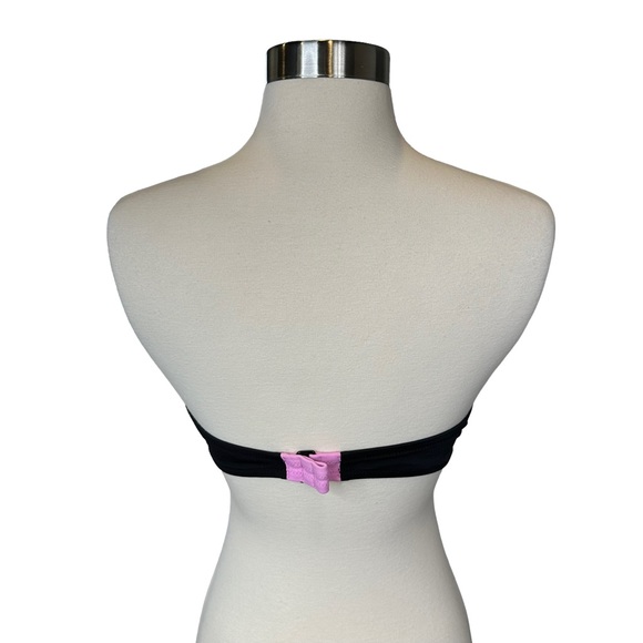 Shade Shore Bikini Top Strapless Womens Padded Wired Adjustable Push Up 90s 38B - Picture 4 of 10